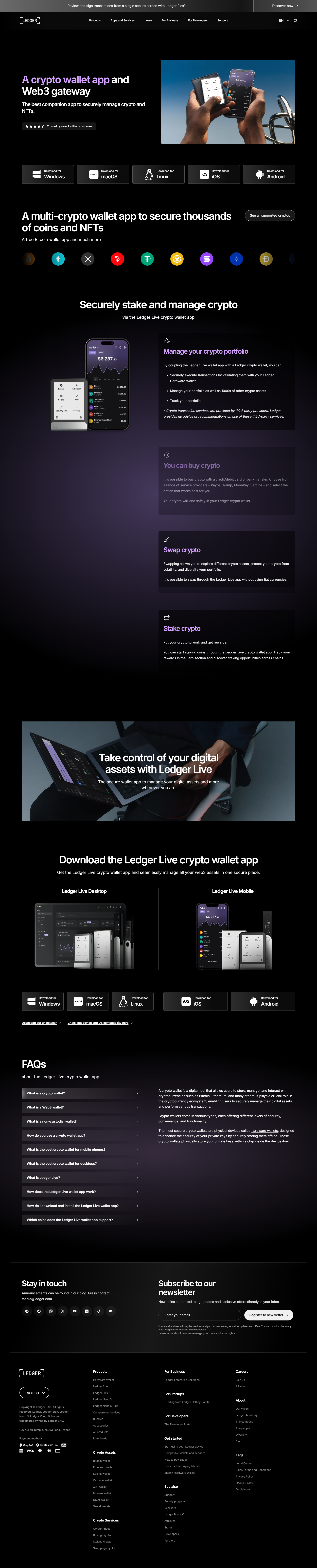 Login ledger live login